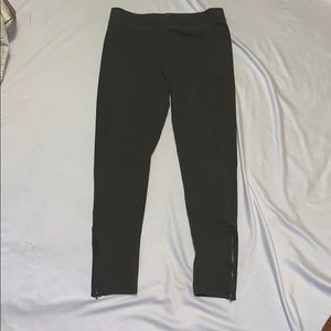 Hi rise American Eagle leggings army green zipper